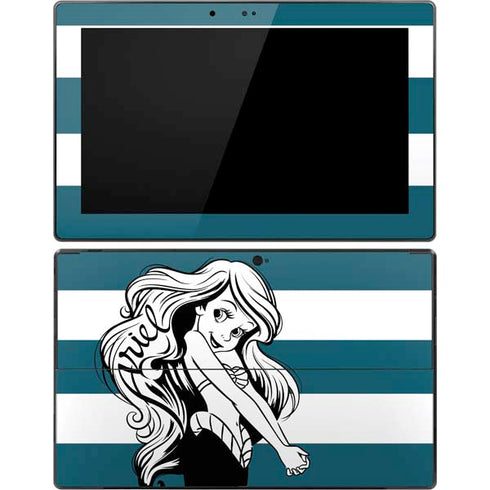 Disney The Little Mermaid Ariel Stripes Surface Pro Tablet Skin
